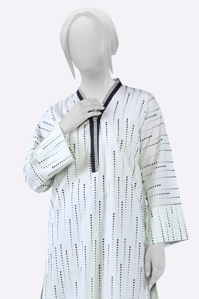 Cream Printed Kurti From Sohaye By Diners