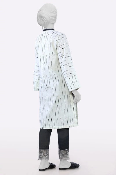 Cream Printed Kurti From Sohaye By Diners