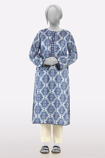 Blue Printed Kurti From Sohaye By Diners
