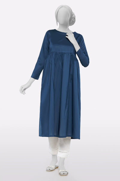 Blue Stylised Kurti From Sohaye By Diners