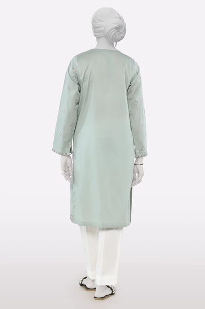 Grey Embroidered Kurti From Sohaye By Diners