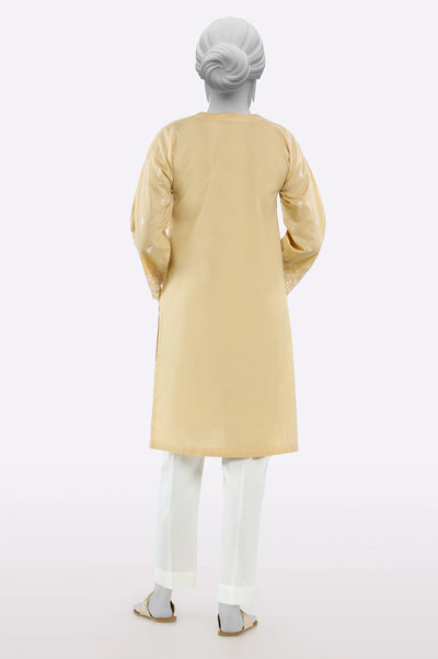 Beige Embroidered Kurti From Sohaye By Diners