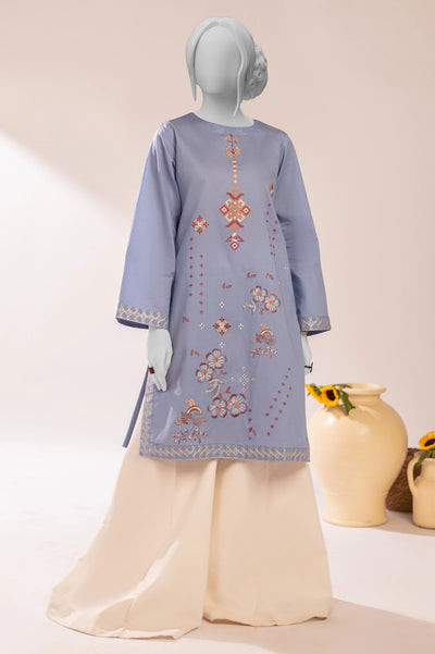 Blue Embroidered Kurti From Sohaye By Diners