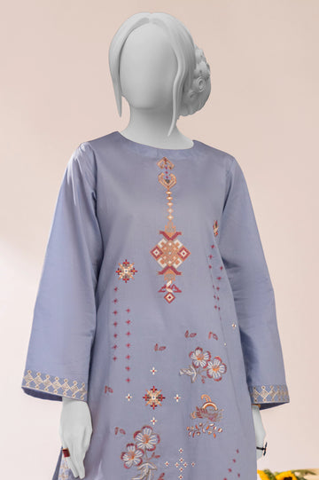 Blue Embroidered Kurti From Sohaye By Diners