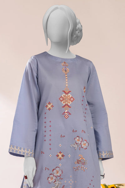 Blue Embroidered Kurti From Sohaye By Diners