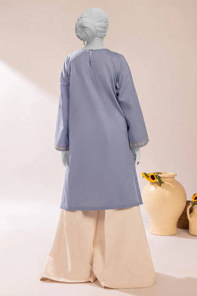 Blue Embroidered Kurti From Sohaye By Diners