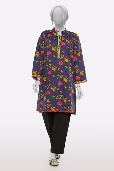 Purple Printed Kurti From Sohaye By Diners