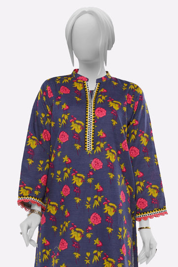 Purple Printed Kurti From Sohaye By Diners