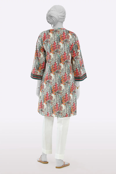 White Printed Kurti From Sohaye By Diners