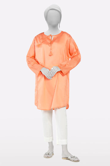 Peach Fusion Kurti From Sohaye By Diners