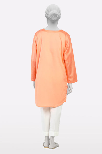 Peach Fusion Kurti From Sohaye By Diners