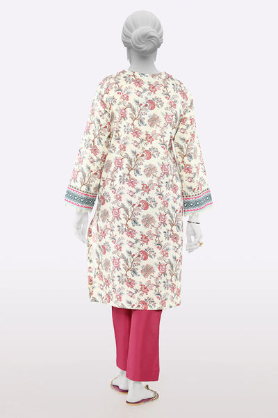 Cream Printed Kurti From Sohaye By Diners