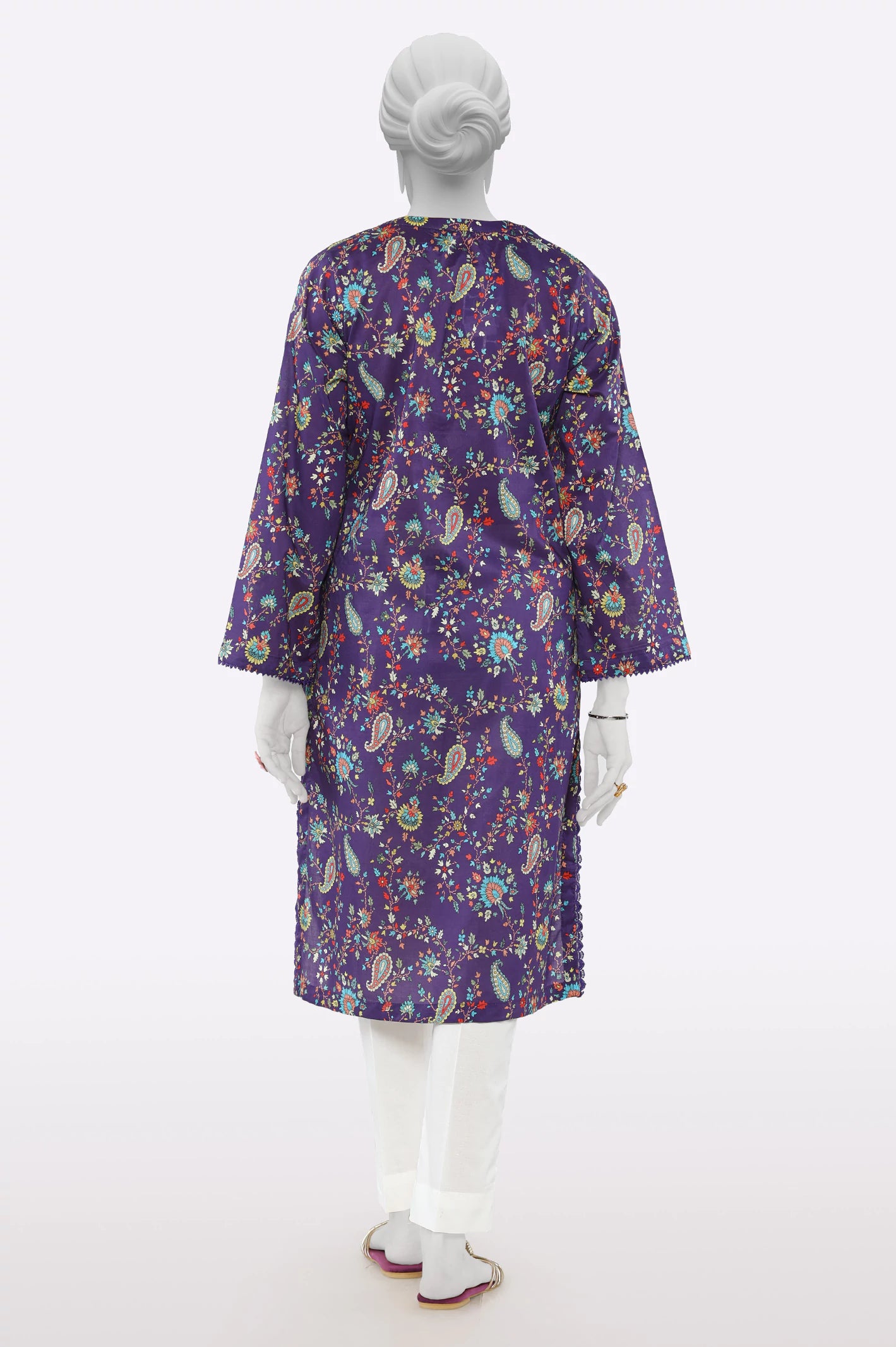 Purple Printed Kurti From Sohaye By Diners