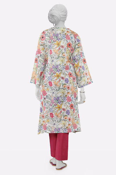 White Printed Kurti From Sohaye By Diners