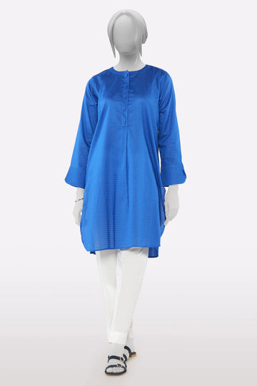 Blue Stylised Kurti From Sohaye By Diners