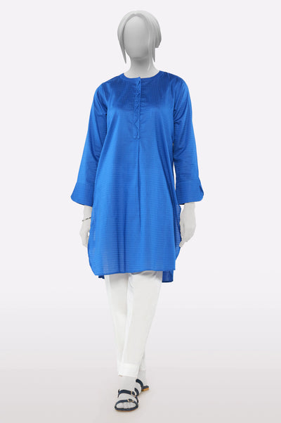 Blue Stylised Kurti From Sohaye By Diners