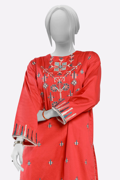 Coral Embroidered Kurti From Sohaye By Diners