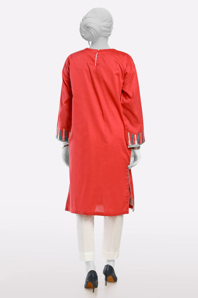 Coral Embroidered Kurti From Sohaye By Diners