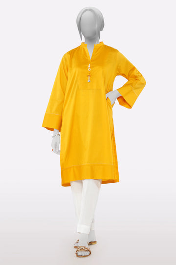 Yellow Stylised Kurti From Sohaye By Diners