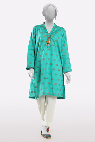 Green Stylised Kurti From Sohaye By Diners