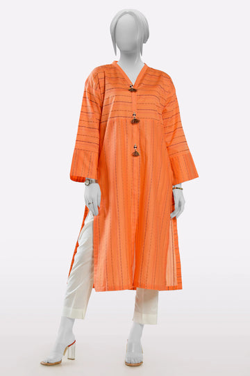 Orange Stylised Kurti From Sohaye By Diners