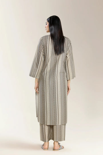 Printed Cambric Beige 2Pc