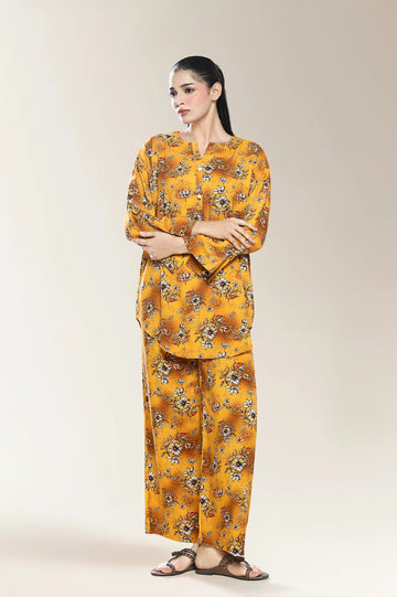 Printed Yellow 2PC