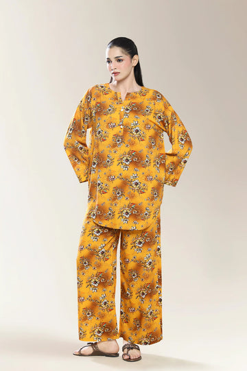 Printed Yellow 2PC