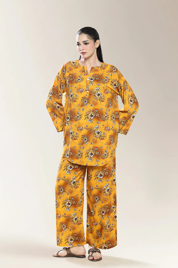 Printed Yellow 2PC