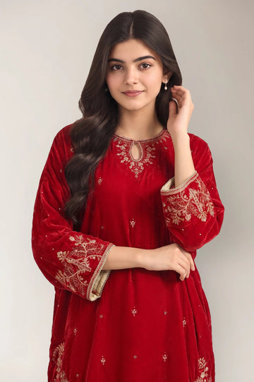 Dyed Embroidered Shirt