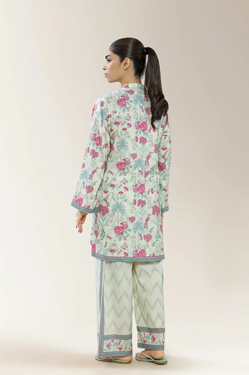 Printed Cambric Beige 2PC