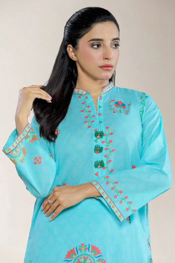 Printed Cotton Blue 2PC