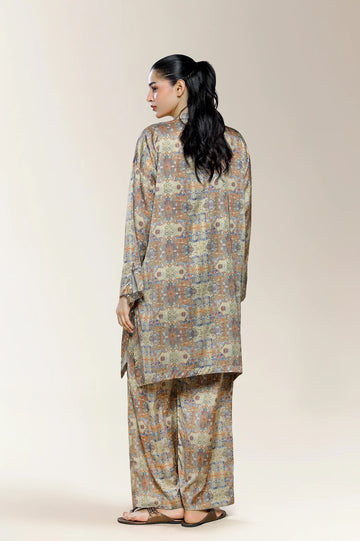 Printed Beige 2PC