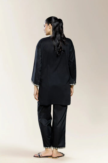 Embroidered Black 2PC