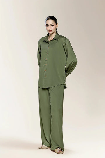 Printed Olive 2PC