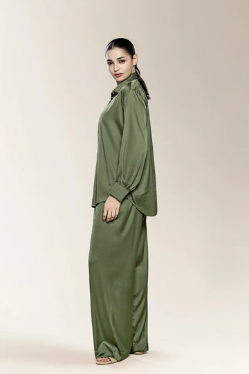 Printed Olive 2PC