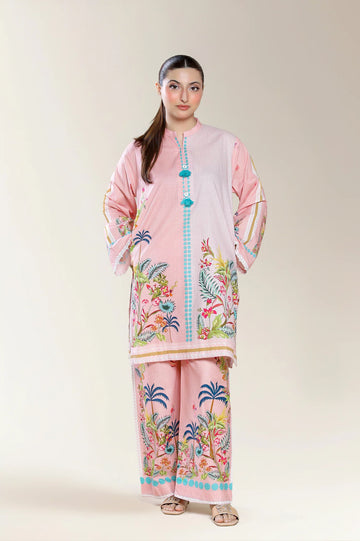 Printed Pink 2PC