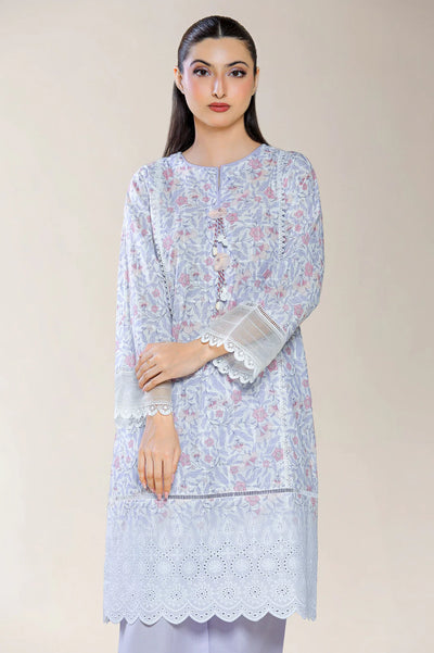 Embroidered Shiffli-Cream 2PC