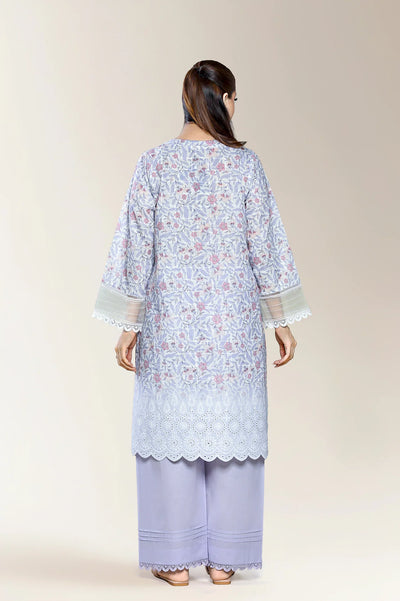 Embroidered Shiffli-Cream 2PC