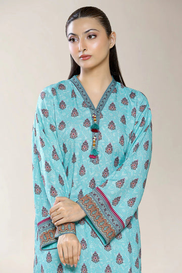 Printed Turquoise 2PC