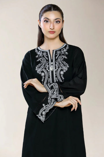 Embroidered Black 2PC