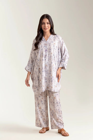 Dyed Embroidered 2PC