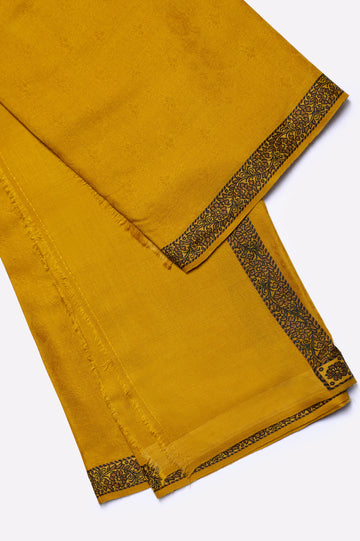 Mustard Embroidered Shawl