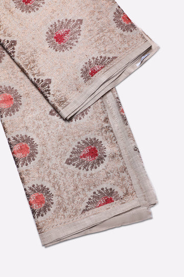Fawn Embroidered Shawl