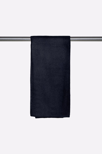 Black Plain Shawl