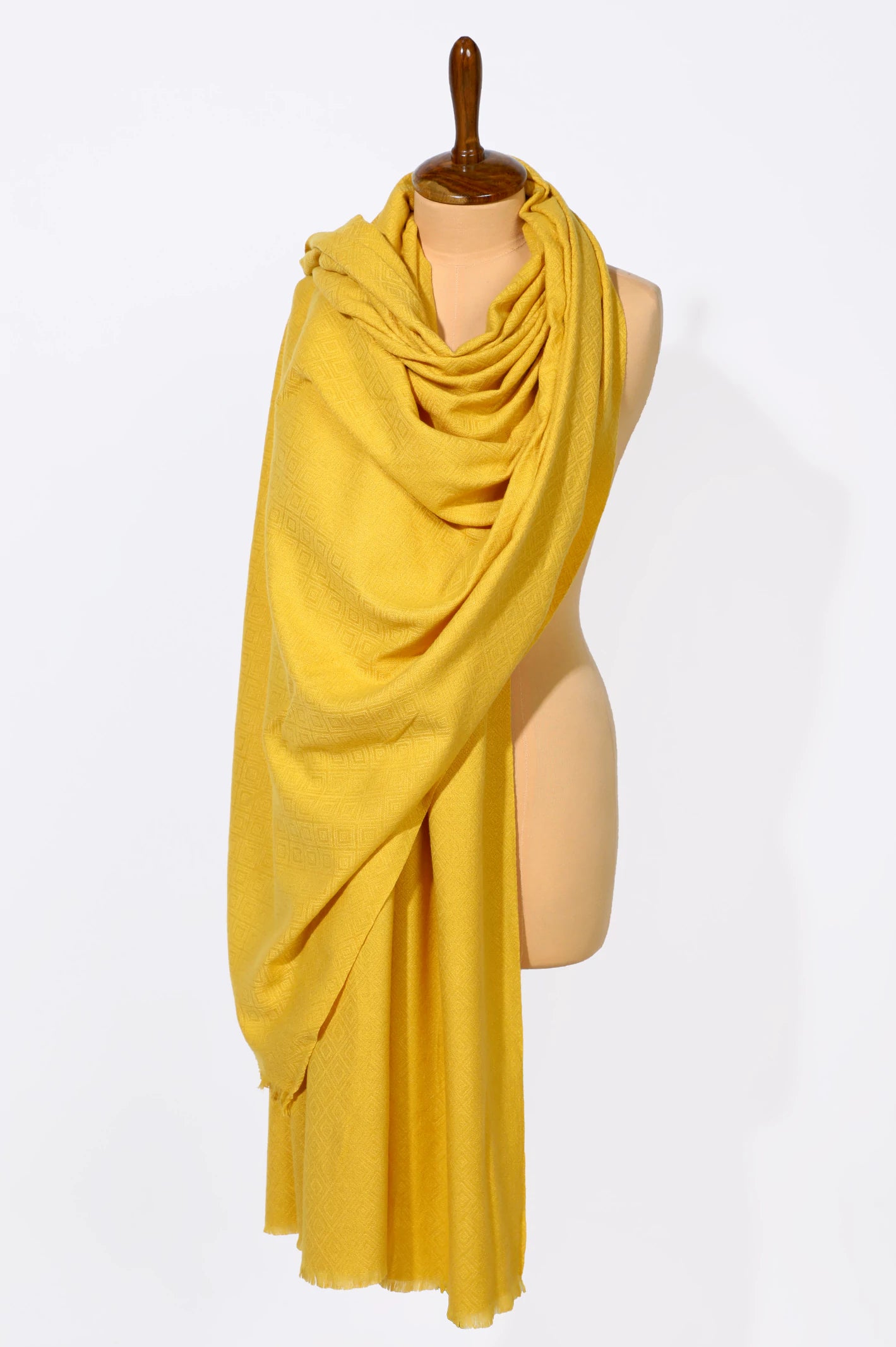 Mustard Plain Shawl Diners Pakistan
