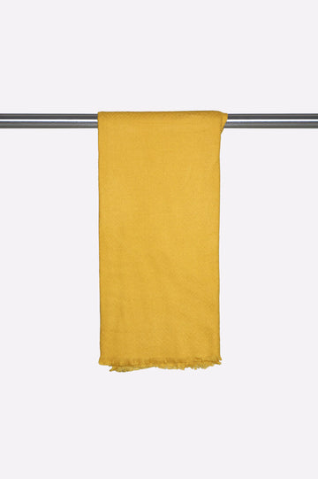 Mustard Plain Shawl
