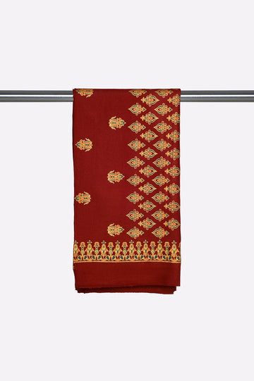 Woolen Block Printed Shawl