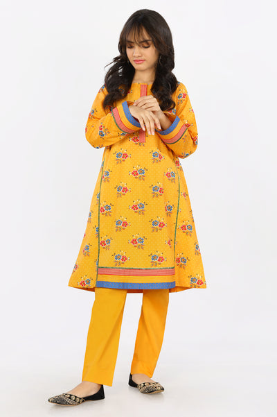 Lawn Mustard Teens 2PC Suit From Diners
