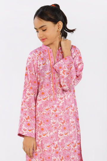 Lawn Pink Teens Kurti From Diners